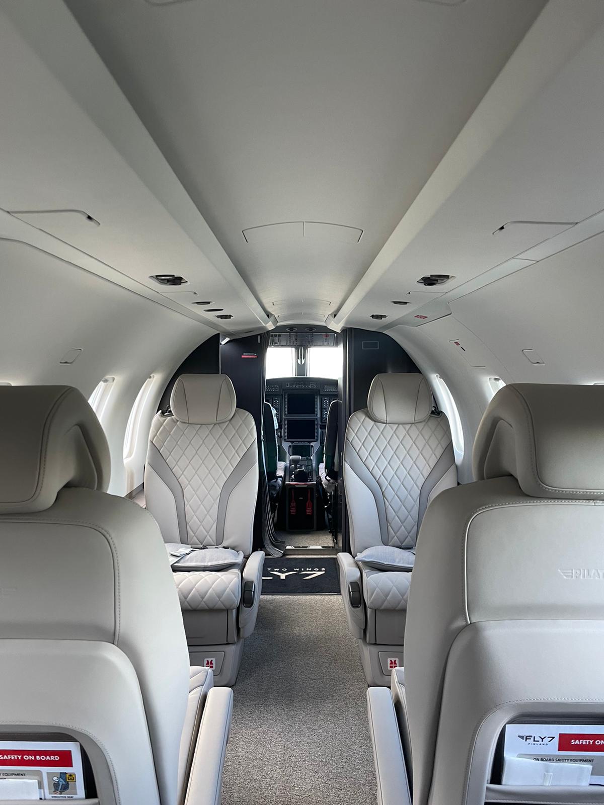 Intérieur du Pilatus PC-12