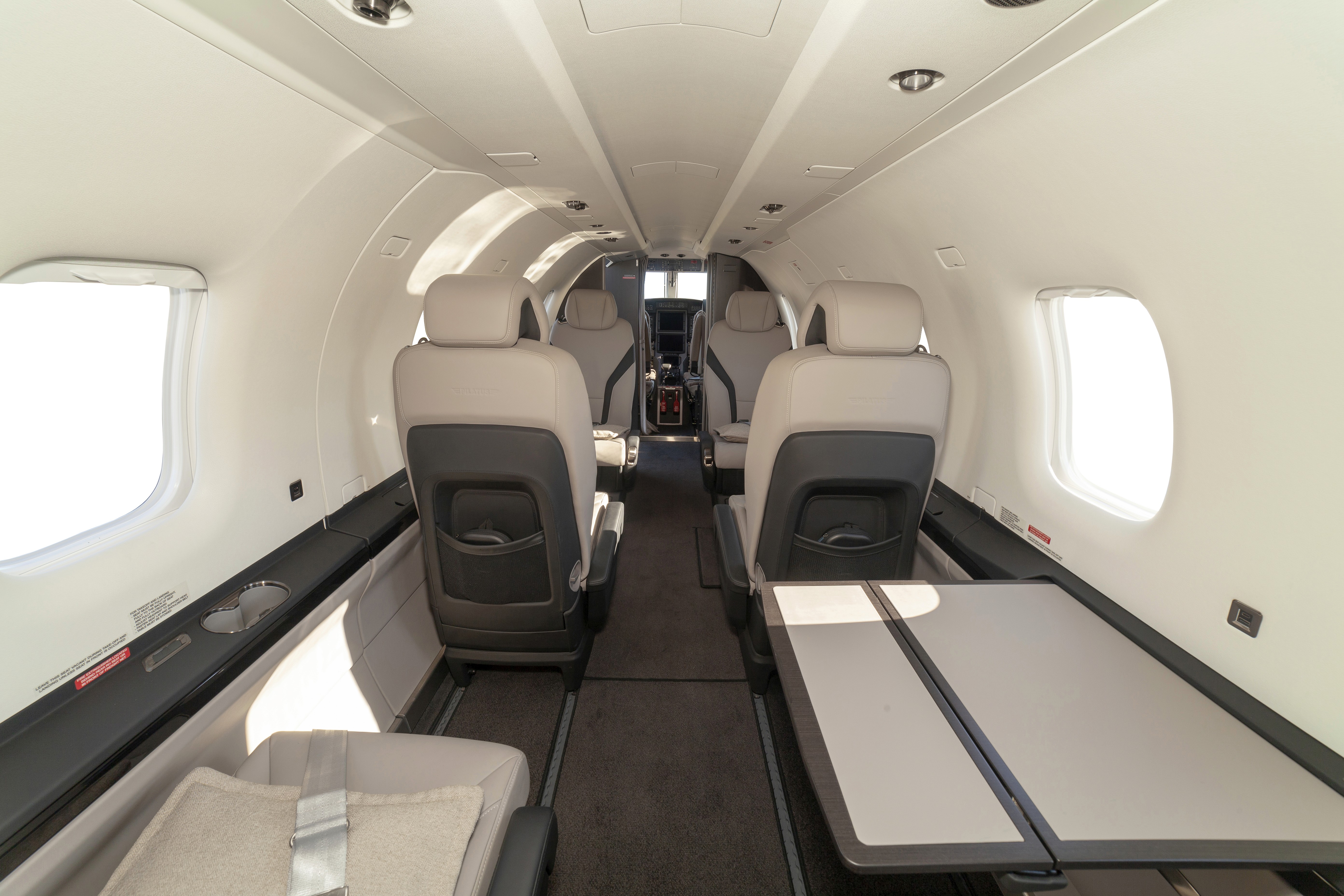 Pilatus PC-12 interior