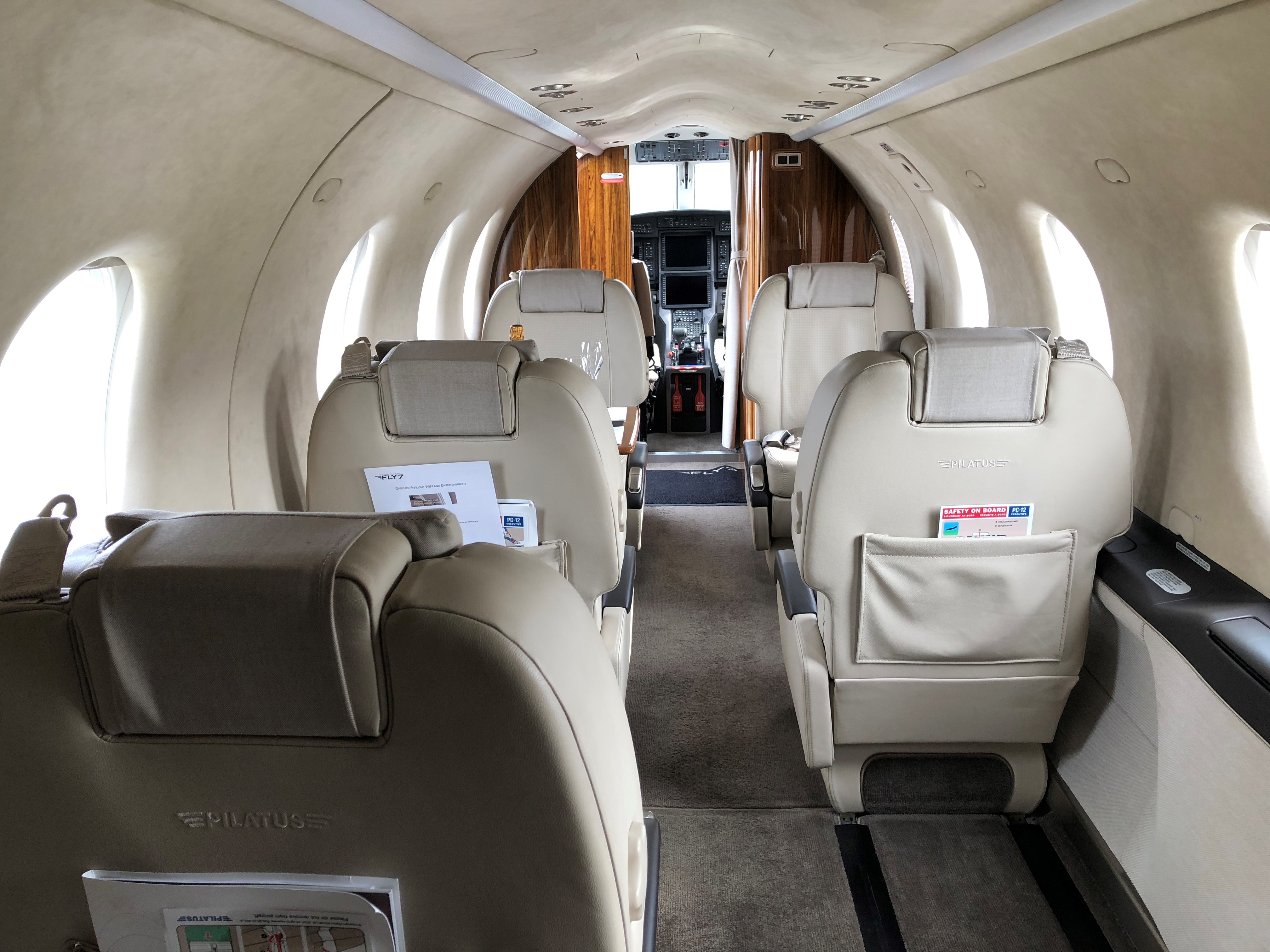 Intérieur du Pilatus PC-12