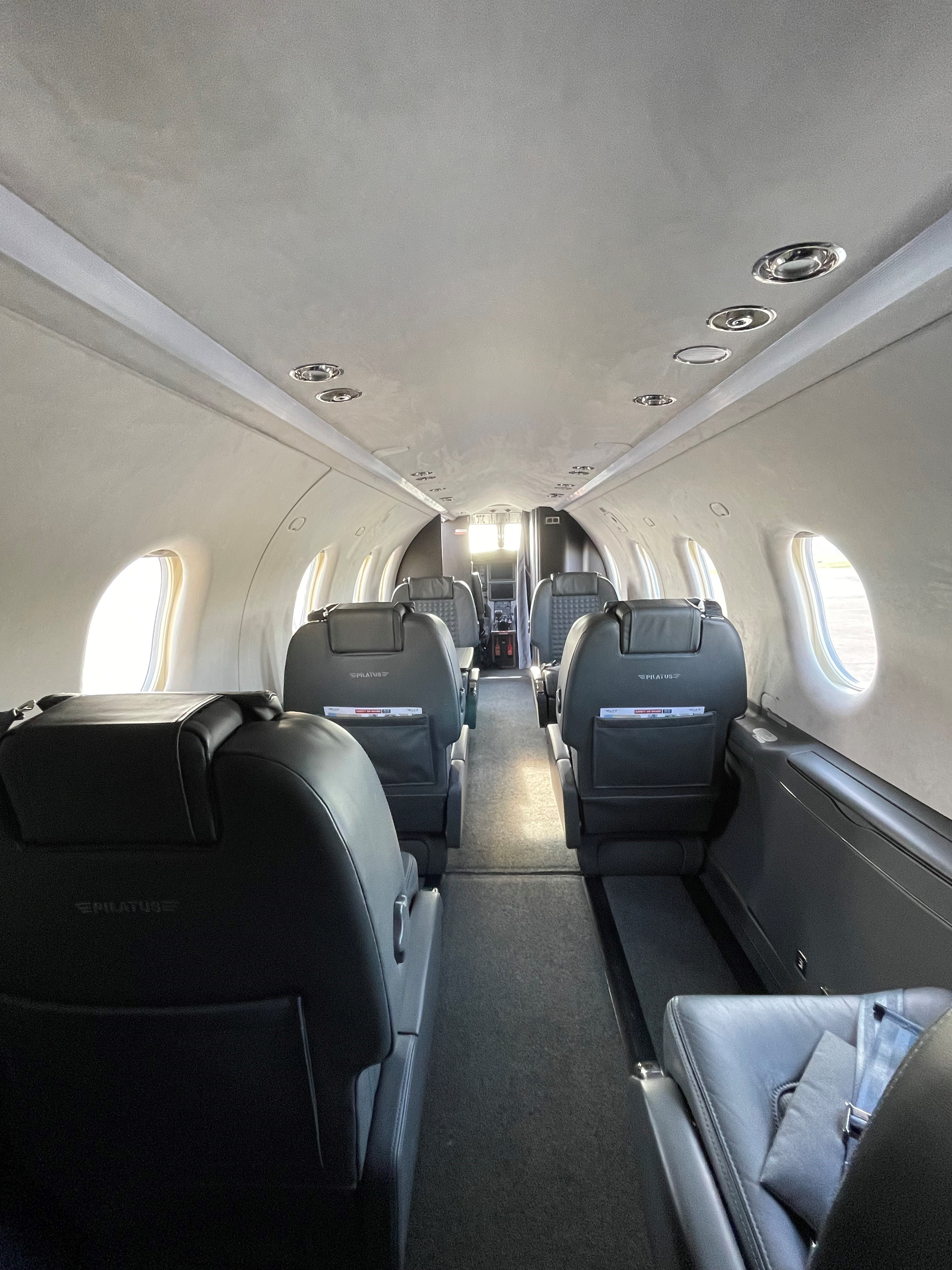 Intérieur du Pilatus PC-12