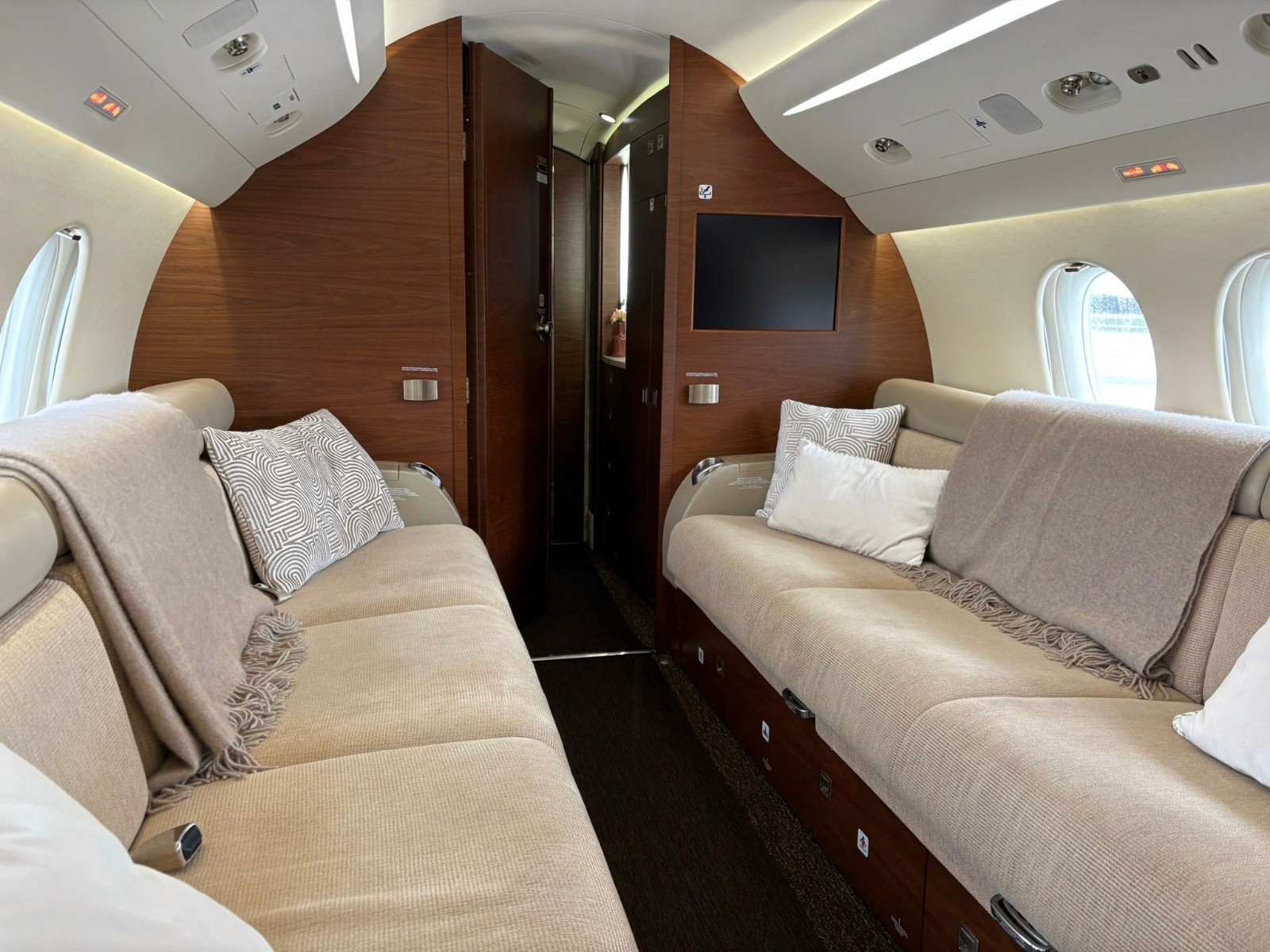 Intérieur du Falcon 7X
