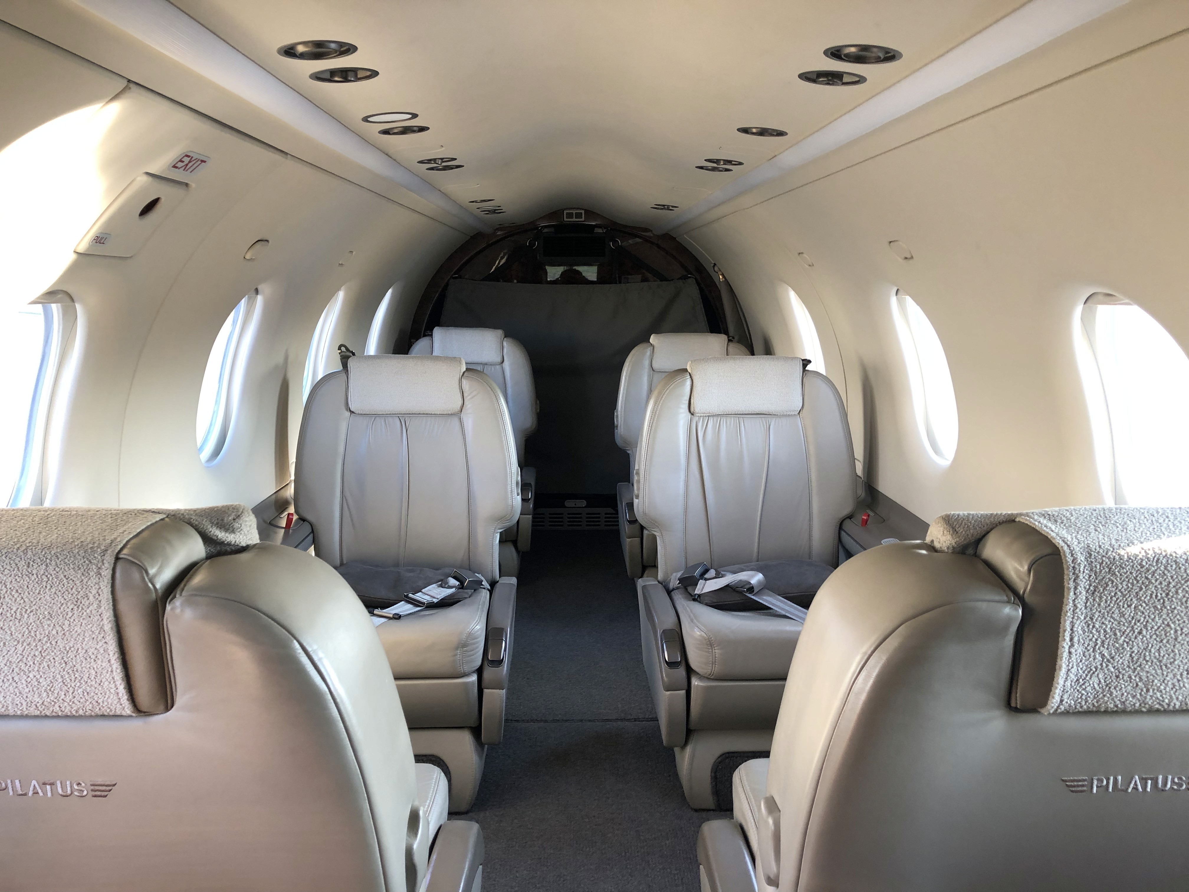 Intérieur du Pilatus PC-12