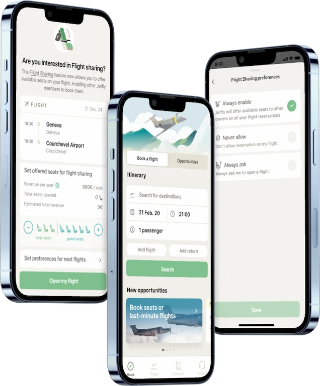 Devices running the Jetfly Owner Mobile App