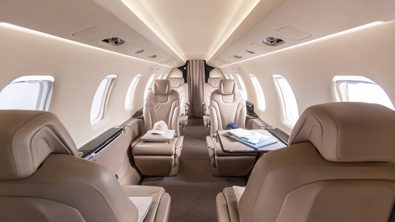 Pilatus PC-24 cabin | Jetfly